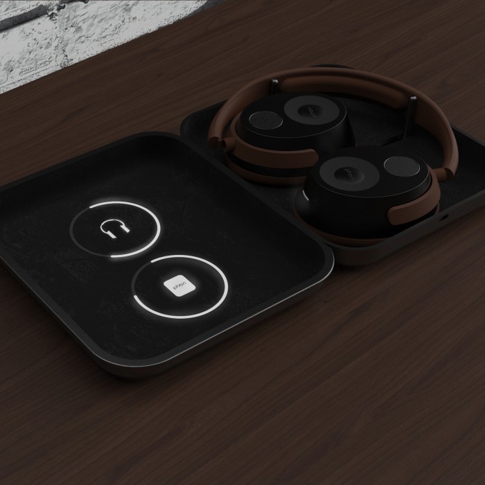 An image of Tim Sutton-Brand's Phon is a pair of over-ear headphones specifically designed for comfortable use in warm environments or while working out