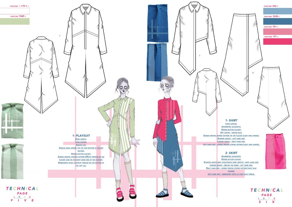 Image of fashion designs by Alicia Tilney