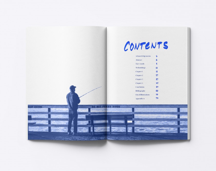 Photograph of Olivia Walter's Graduate Work