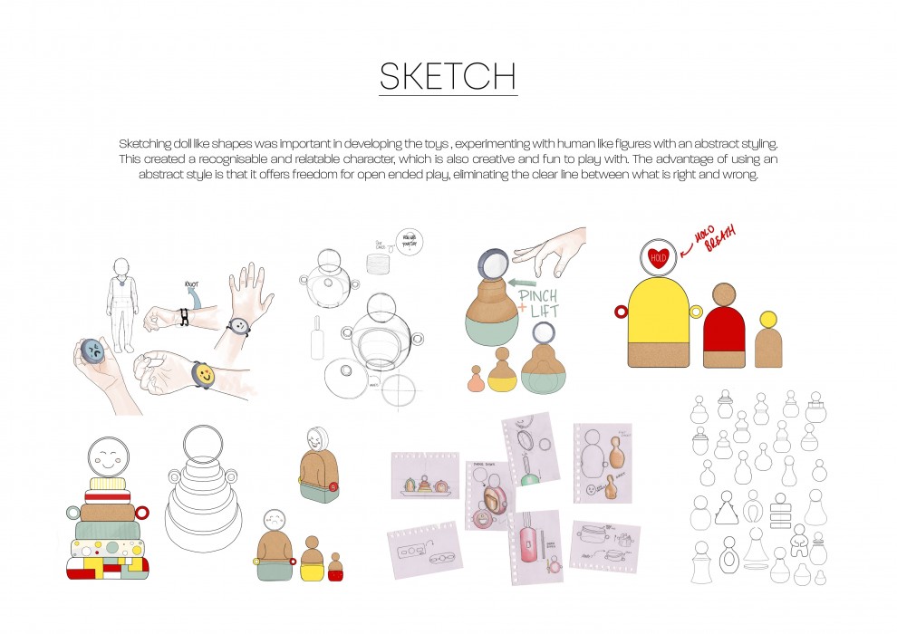 An image of OROA is a traditional/digital children’s toy set by Katie Galley