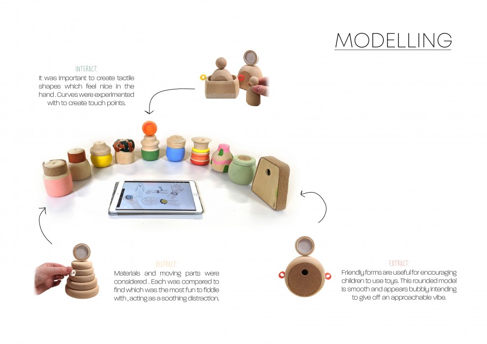 An image of OROA is a traditional/digital children’s toy set by Katie Galley