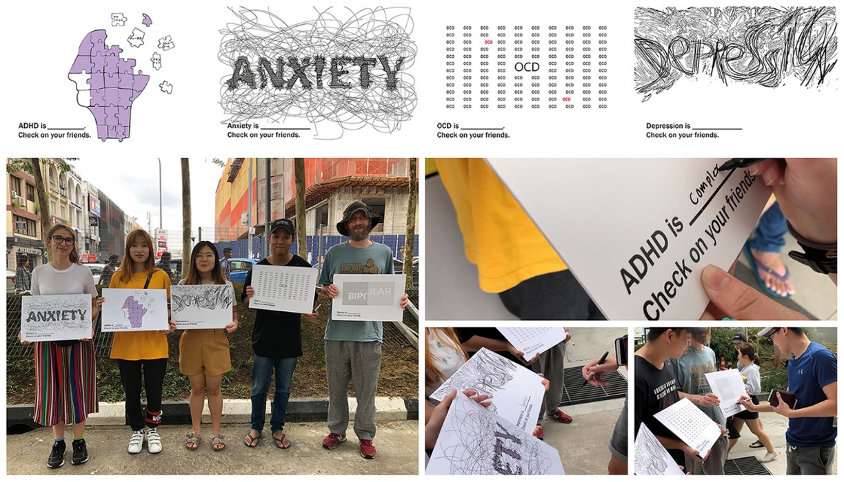 Invisible Disabilities, Posters and Interactive Design by Stephanie Dowd