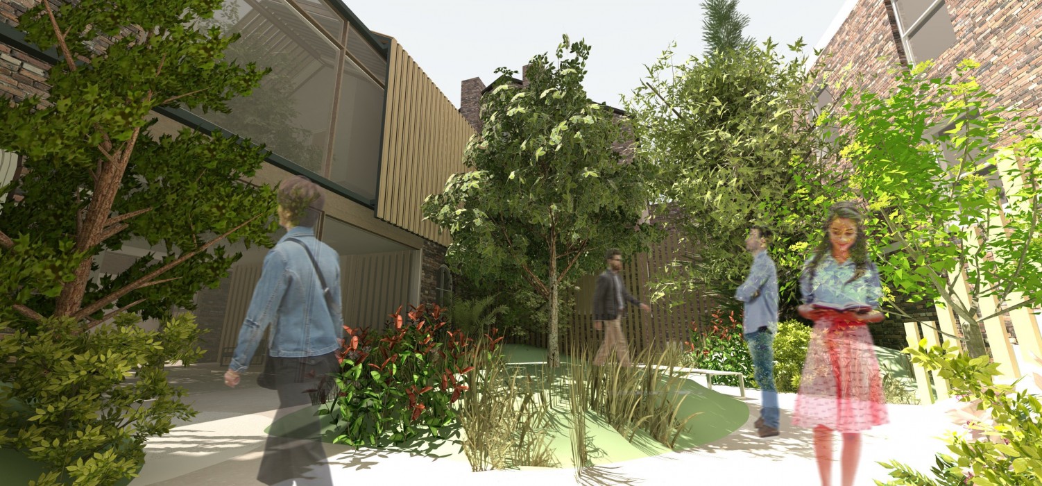 Images of Chloë Barlow Huurdeman’s graduate project, Respite