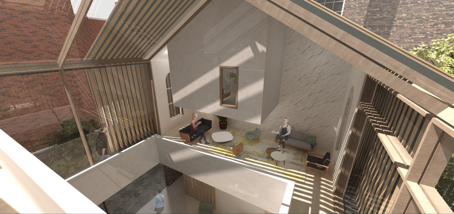 Images of Chloë Barlow Huurdeman’s graduate project, Respite