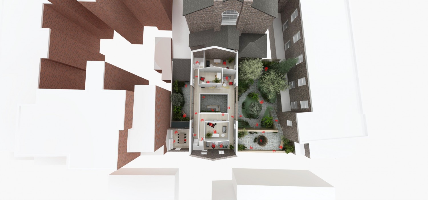 Images of Chloë Barlow Huurdeman’s graduate project, Respite