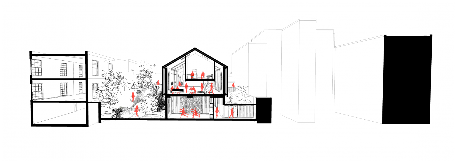 Images of Chloë Barlow Huurdeman’s graduate project, Respite