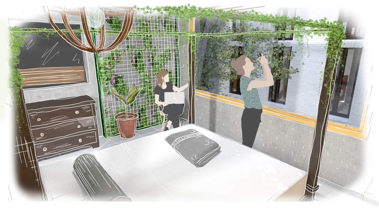 Image of Hannah Morley 's graduate project, The Healing Centre