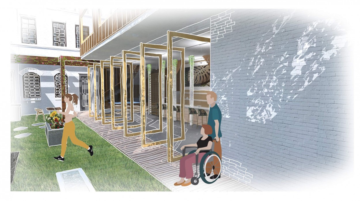 Image of Hannah Morley 's graduate project, The Healing Centre