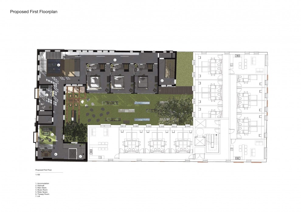 Image of Hannah Morley 's graduate project, The Healing Centre