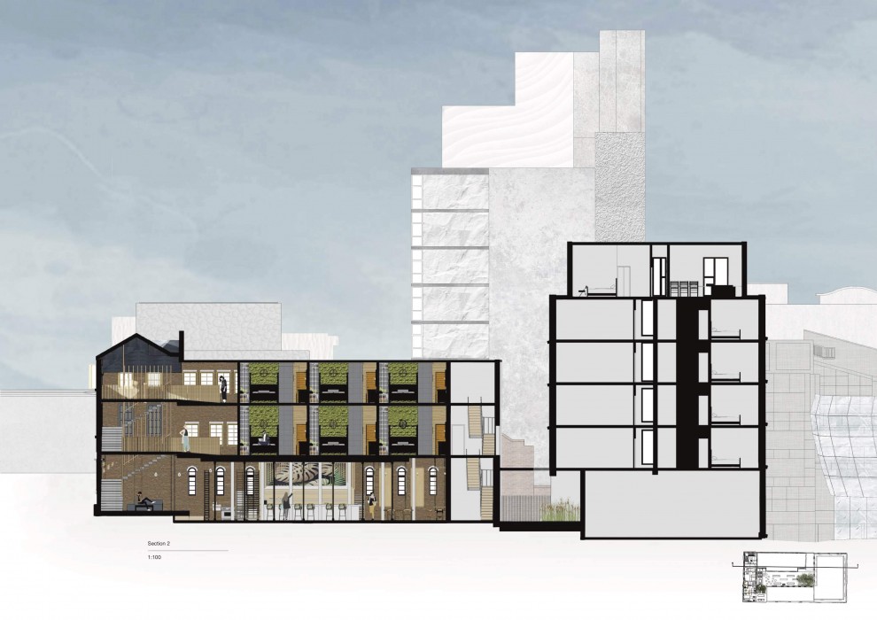 Image of Hannah Morley 's graduate project, The Healing Centre