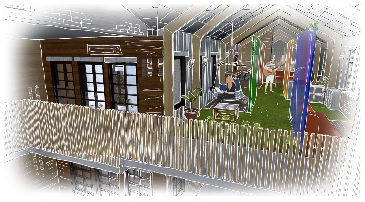 Image of Hannah Morley 's graduate project, The Healing Centre