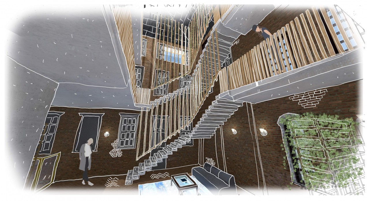 Image of Hannah Morley 's graduate project, The Healing Centre