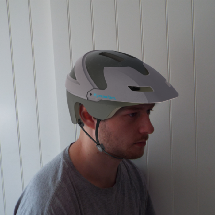 Matt Stoddart Mycranium, bio-based mountain bike helmet