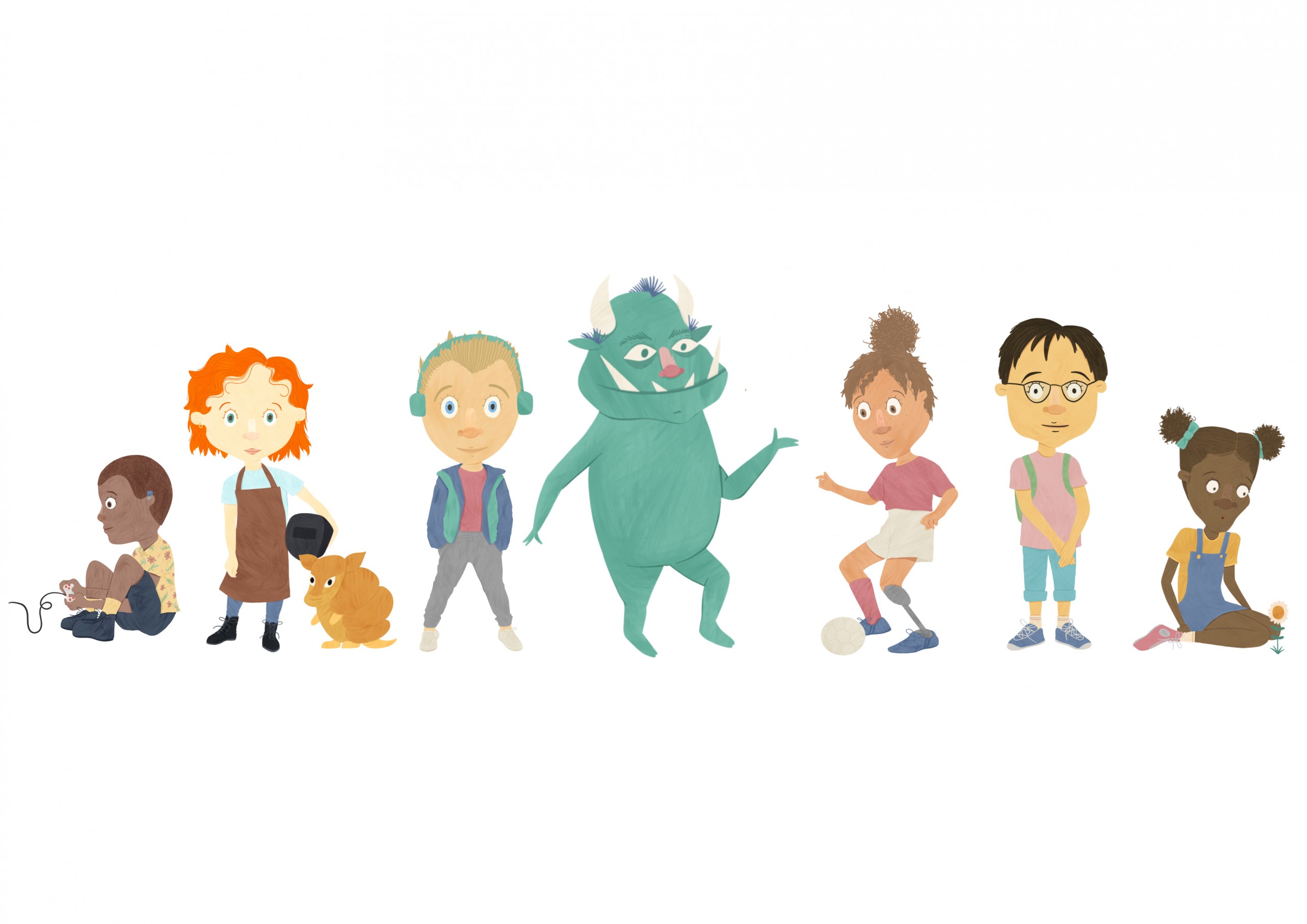 Meg Budd – Signature Image A Trolls Tale Character Designs