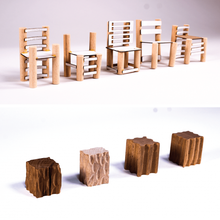Image of Thomas Vernyard’s carbon-sequestering Agricultural Chair.