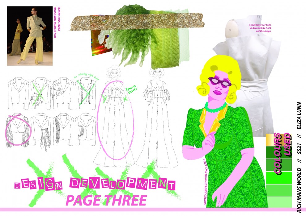 Images of fashion collection by Eliza Lunn