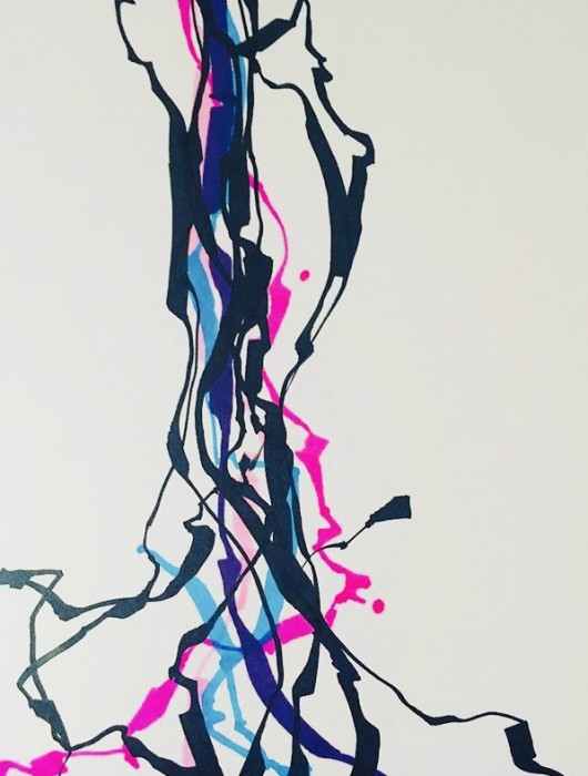 An image of a recent drawing by Philip Waterworth
