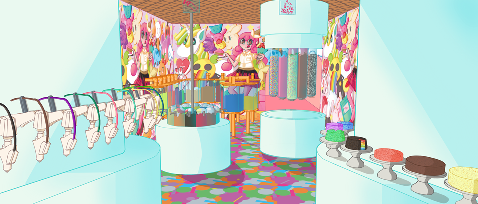 Image of Rebecca Murray's Candyland dining experience