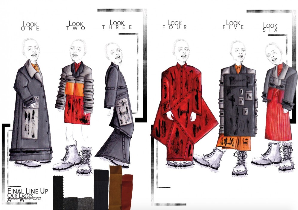 Image of fashion designs by Alicia Tilney