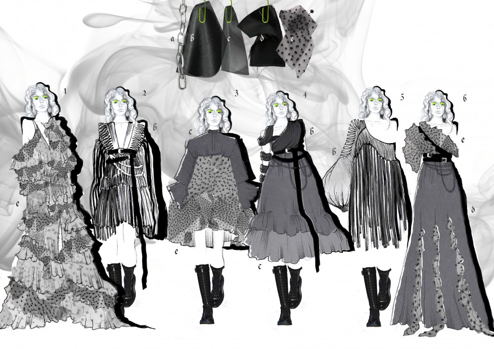 Fashion design by Lucy Mae Golding
