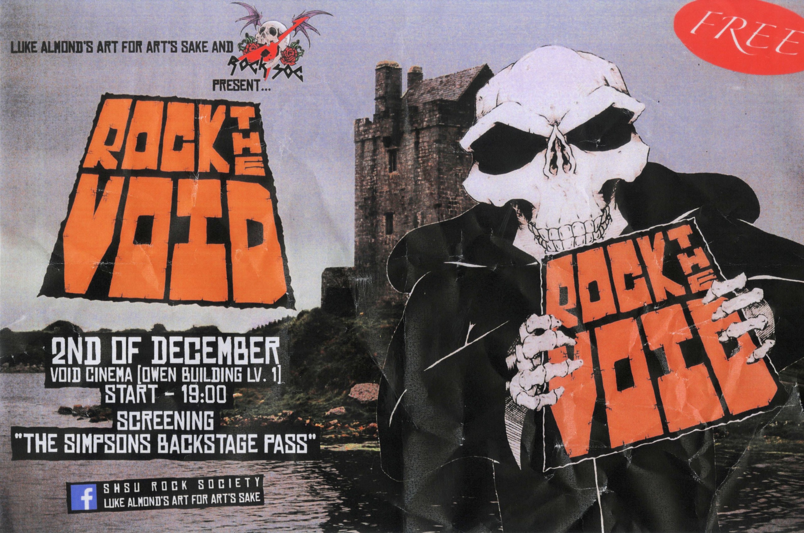 Rock the Void Poster (Landscape Version)