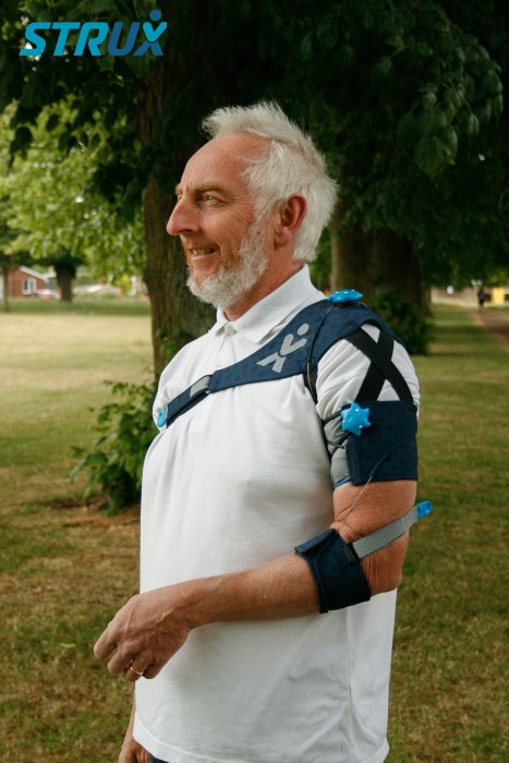 Myles Taylor’s STRUX is an active recovery orthosis for the treatment of shoulder subluxation (partial dislocation) following stroke.