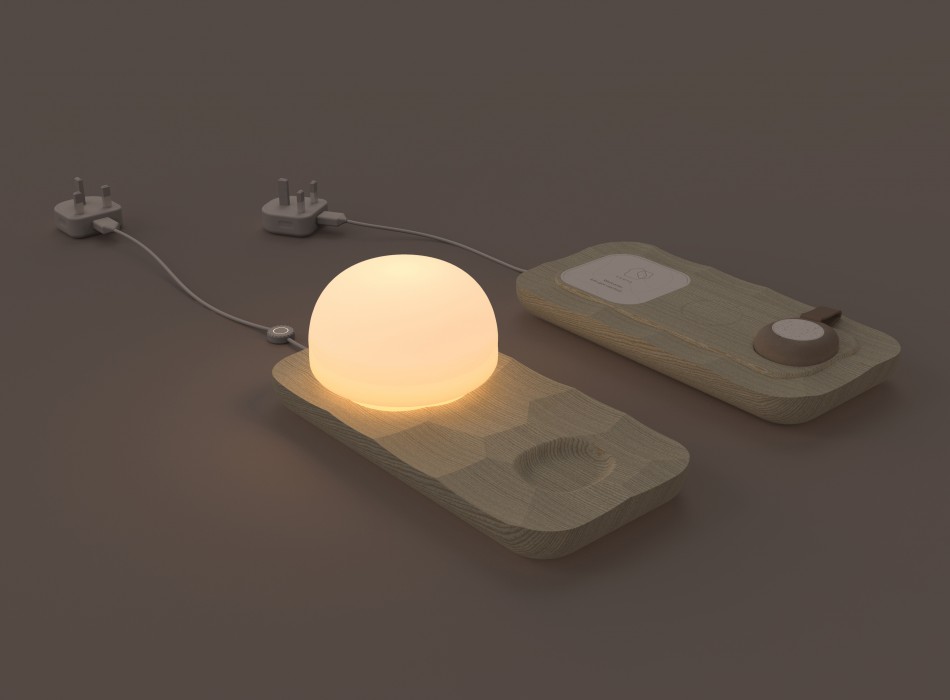 Polly Leeman Vuoro is a dawn simulation light and a circadian system that encourages the natural regulation of the internal body clock