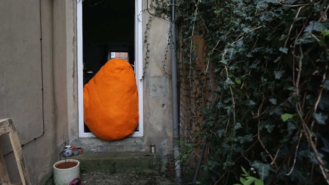 Images of the Orange Blob Project by Catherine Gittens