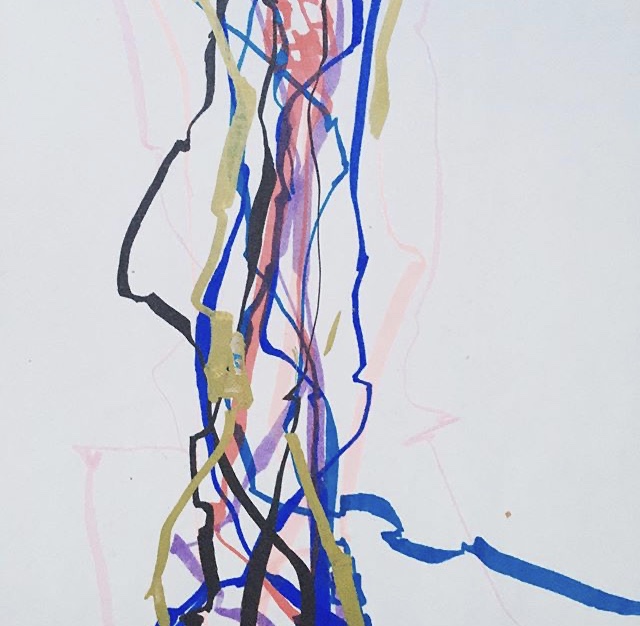 An image of a recent drawing by Philip Waterworth