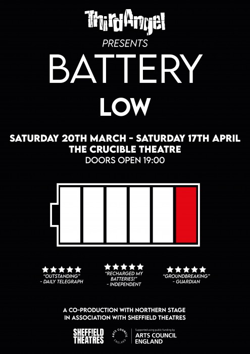 Battery Low Theatre Poster
