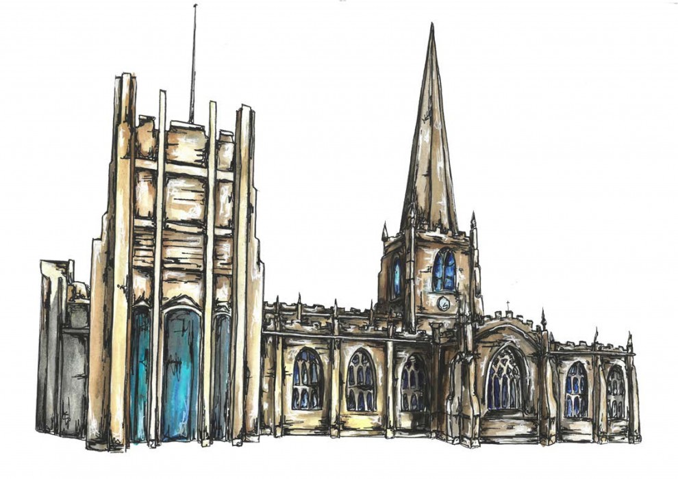 Sheffield Cathedral by MAya Dixon
