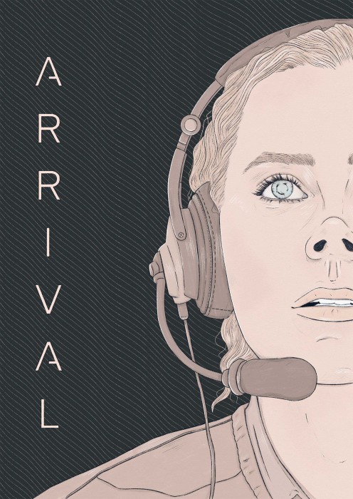 An alternative movie poster for the 2016 film, “Arrival”.