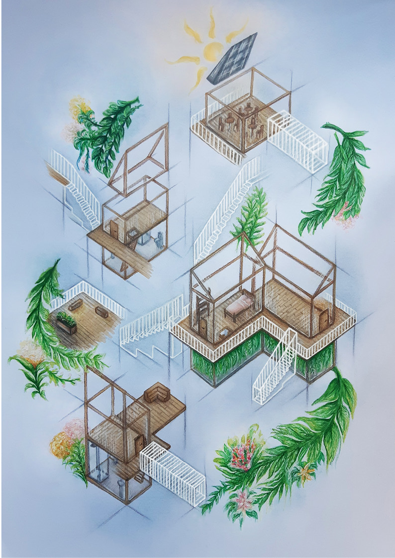 Conceptual Proposal-Colouring pencils,Markers,Gel Pens-29.7x42cm-26February &#8211; KLAUDIA KOZLOWSKA