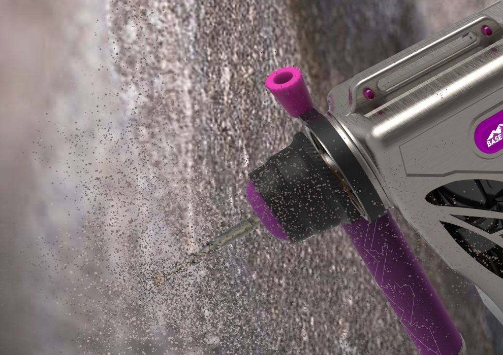 Drilling close up