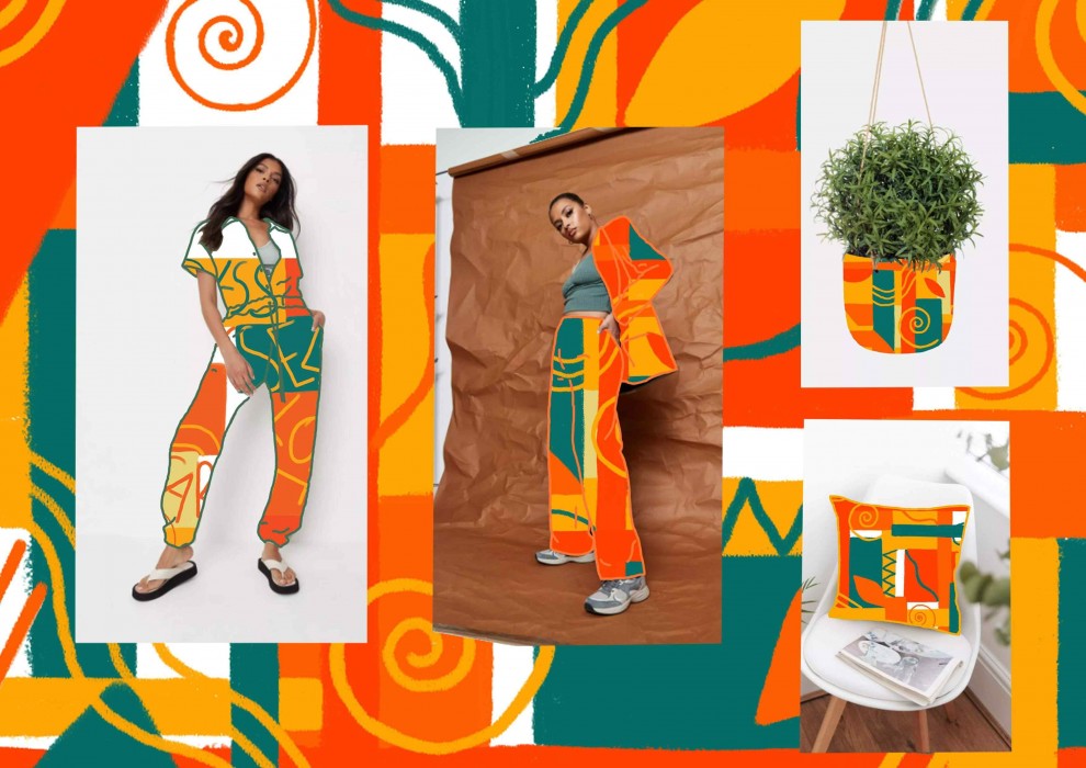 Patterns for Missguided's s/s21 collection.