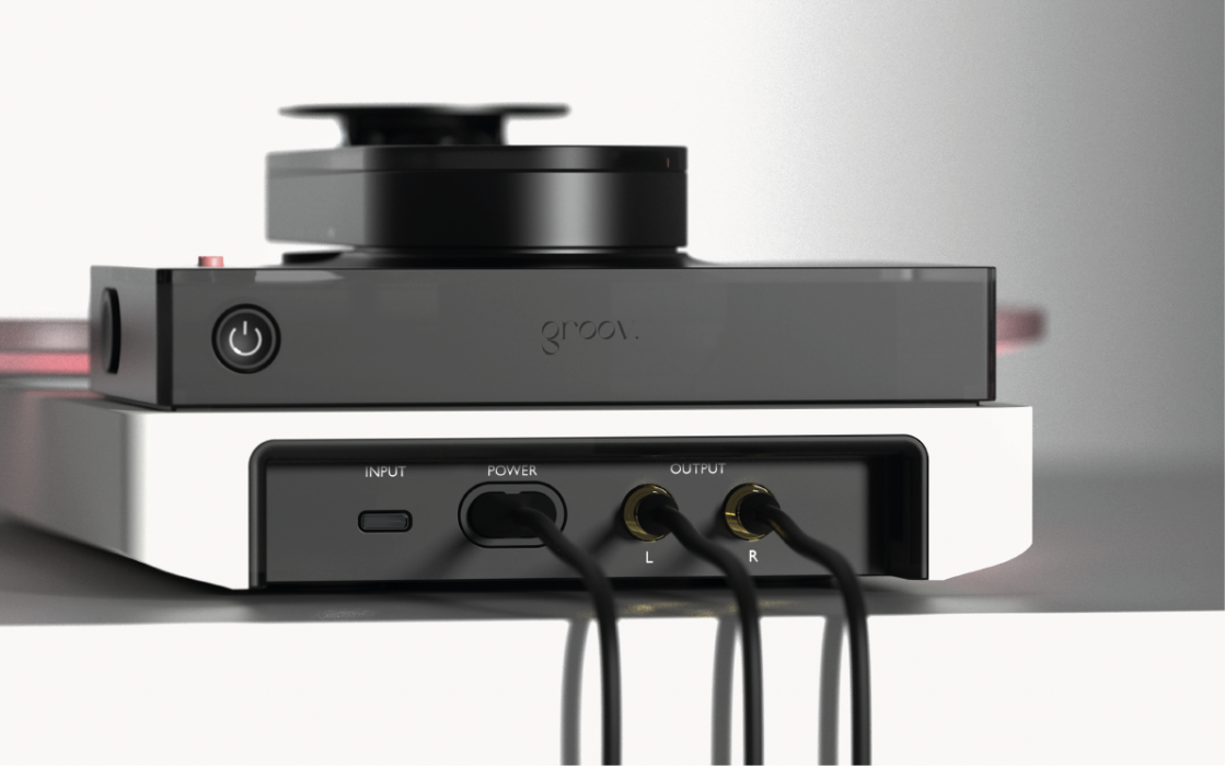An image to show cable management and connections.