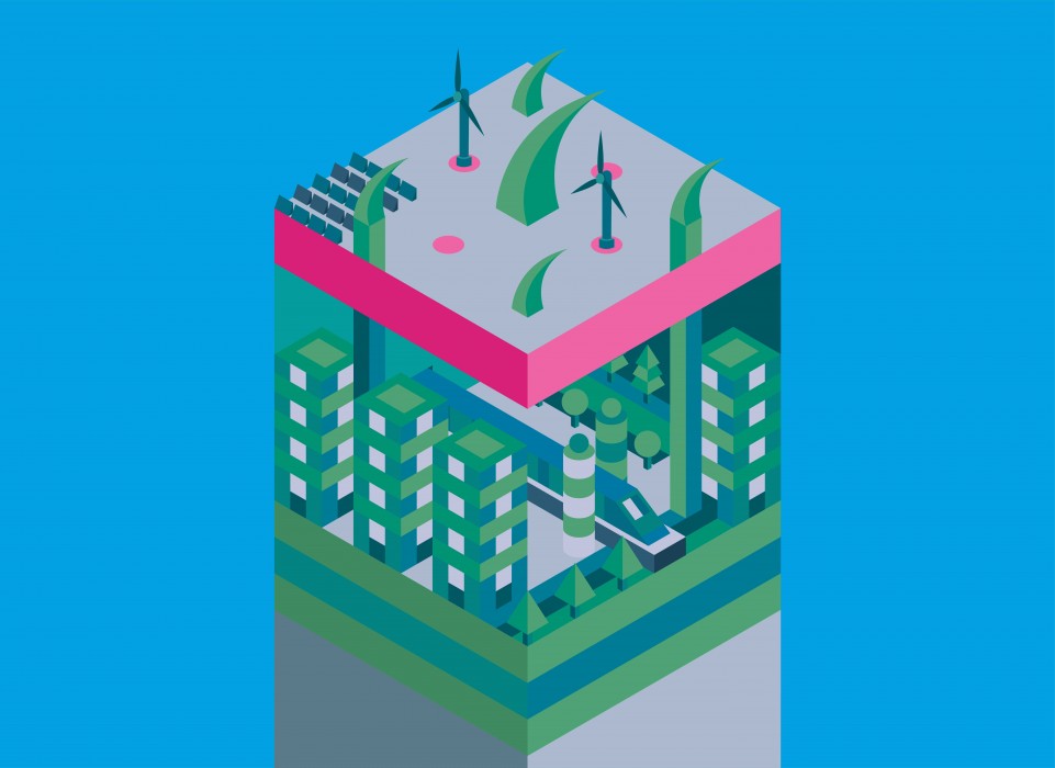 Frame from 'The Future We Choose' animation