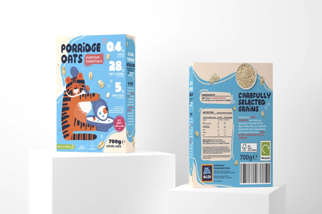 Oatmeal Packaging - Sheffield Hallam University