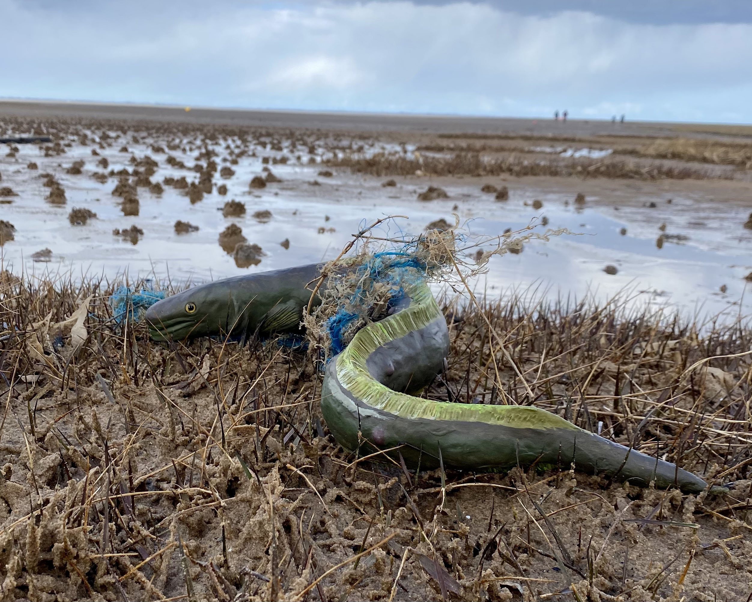 EEL, Clay and Acrylic, 20cm, 2022
