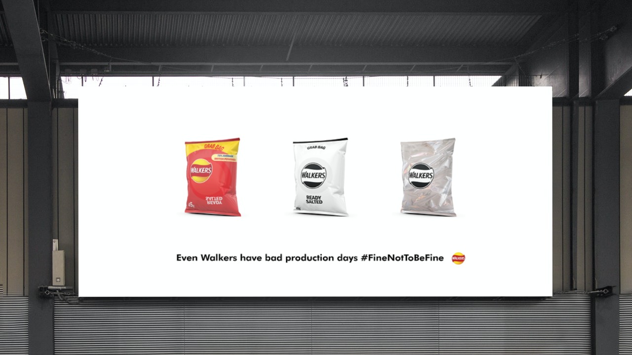 Walkers &#8220;Fine not to be Fine&#8221; Campaign