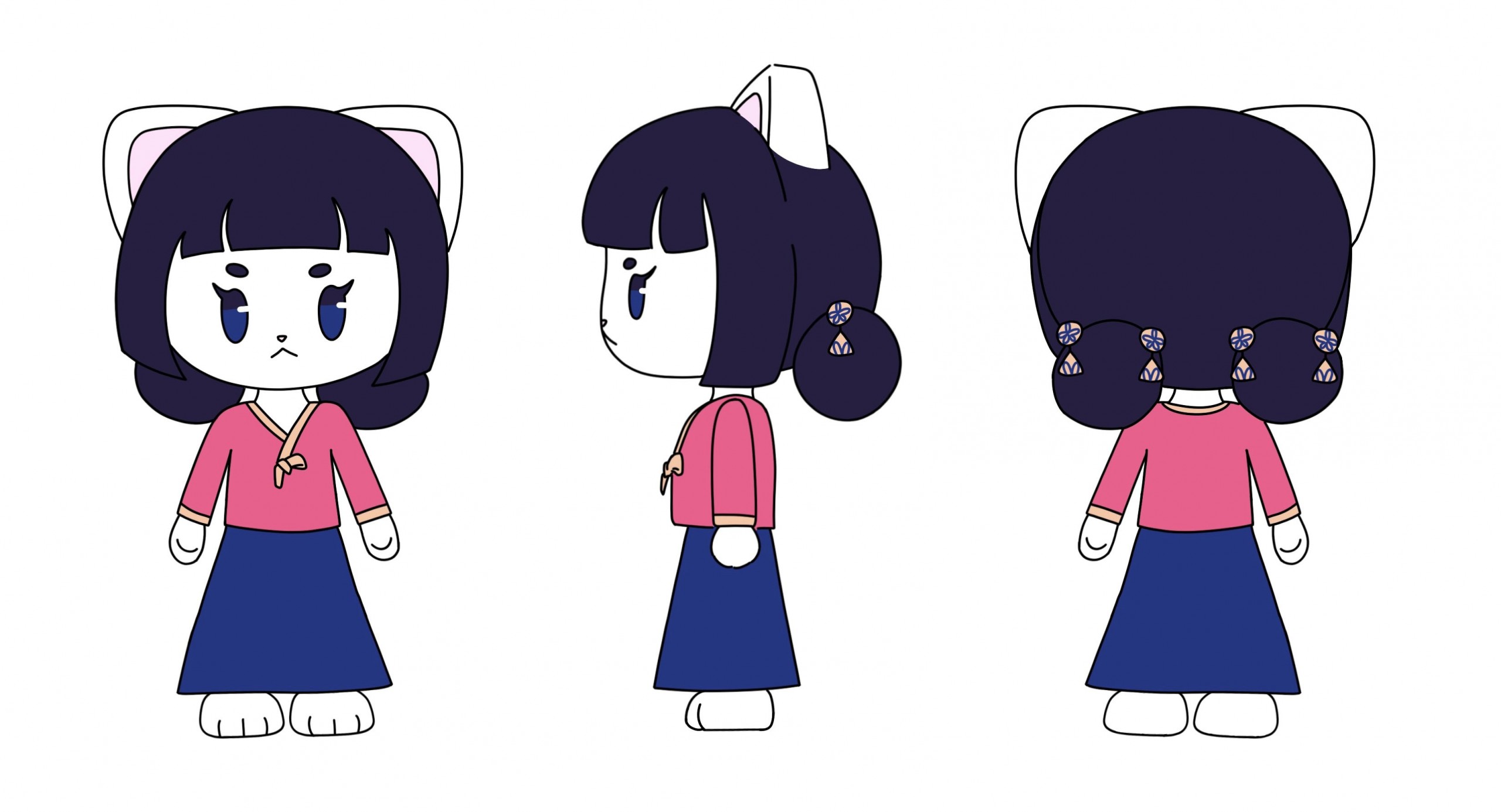 Nya-be Character Design