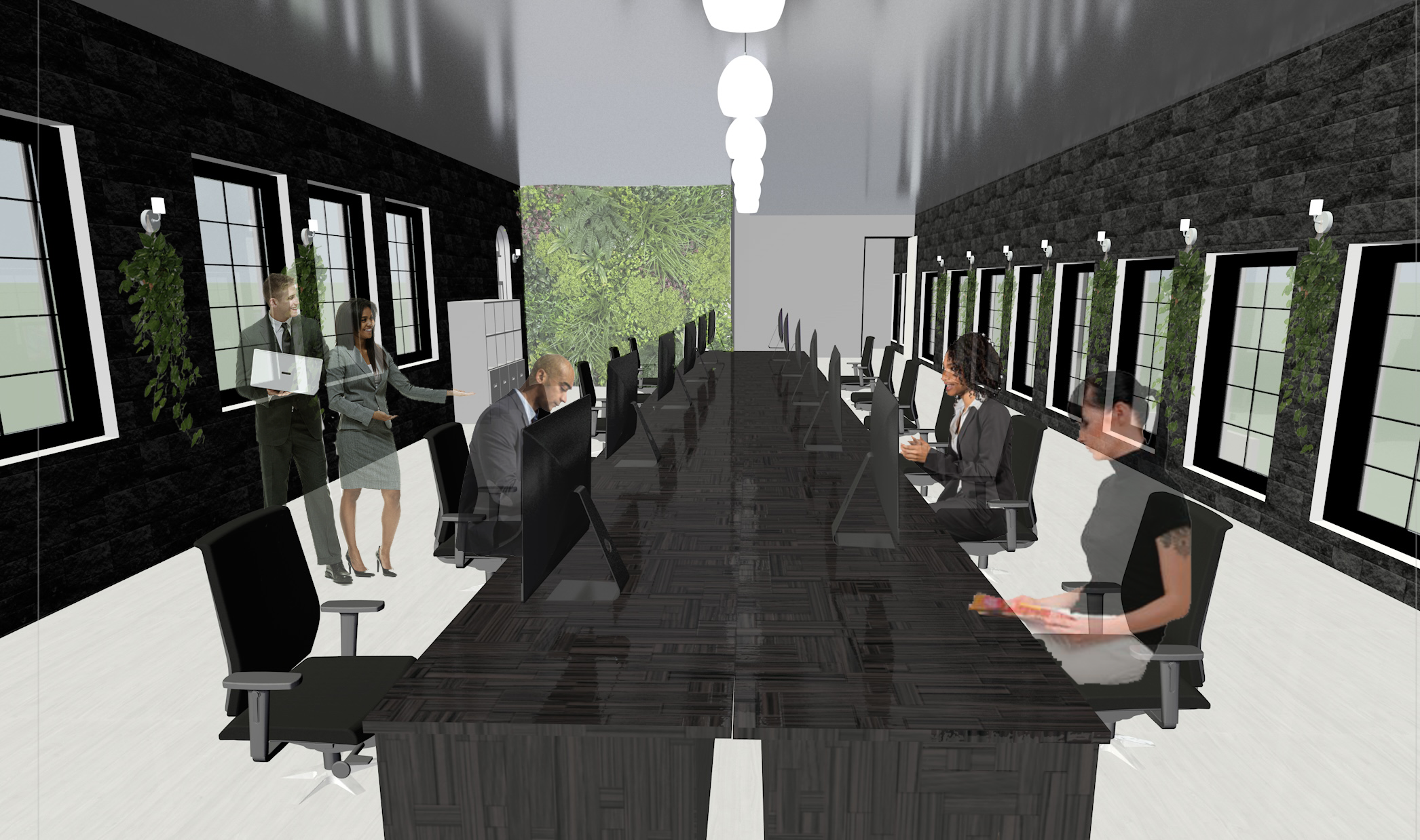 Office room perspective