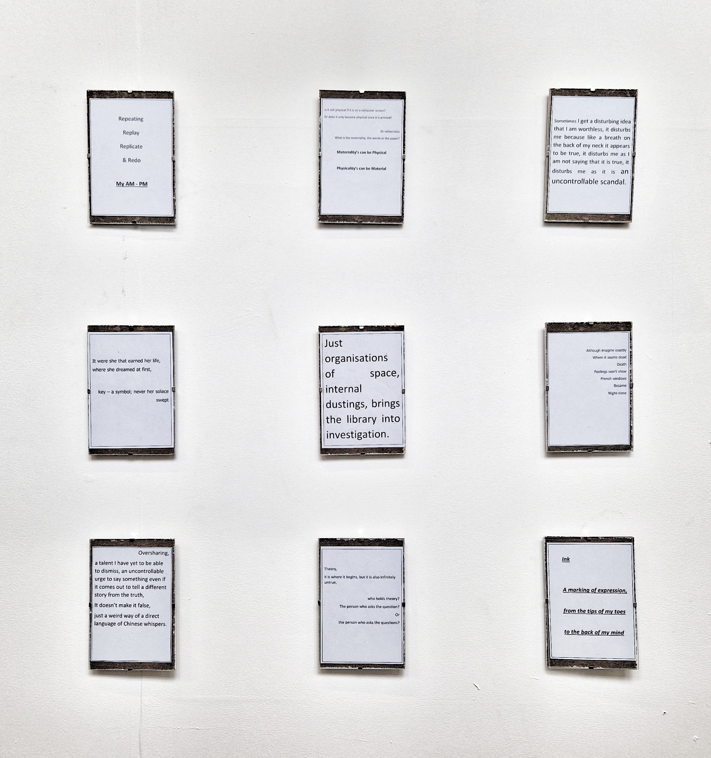 text based work 2