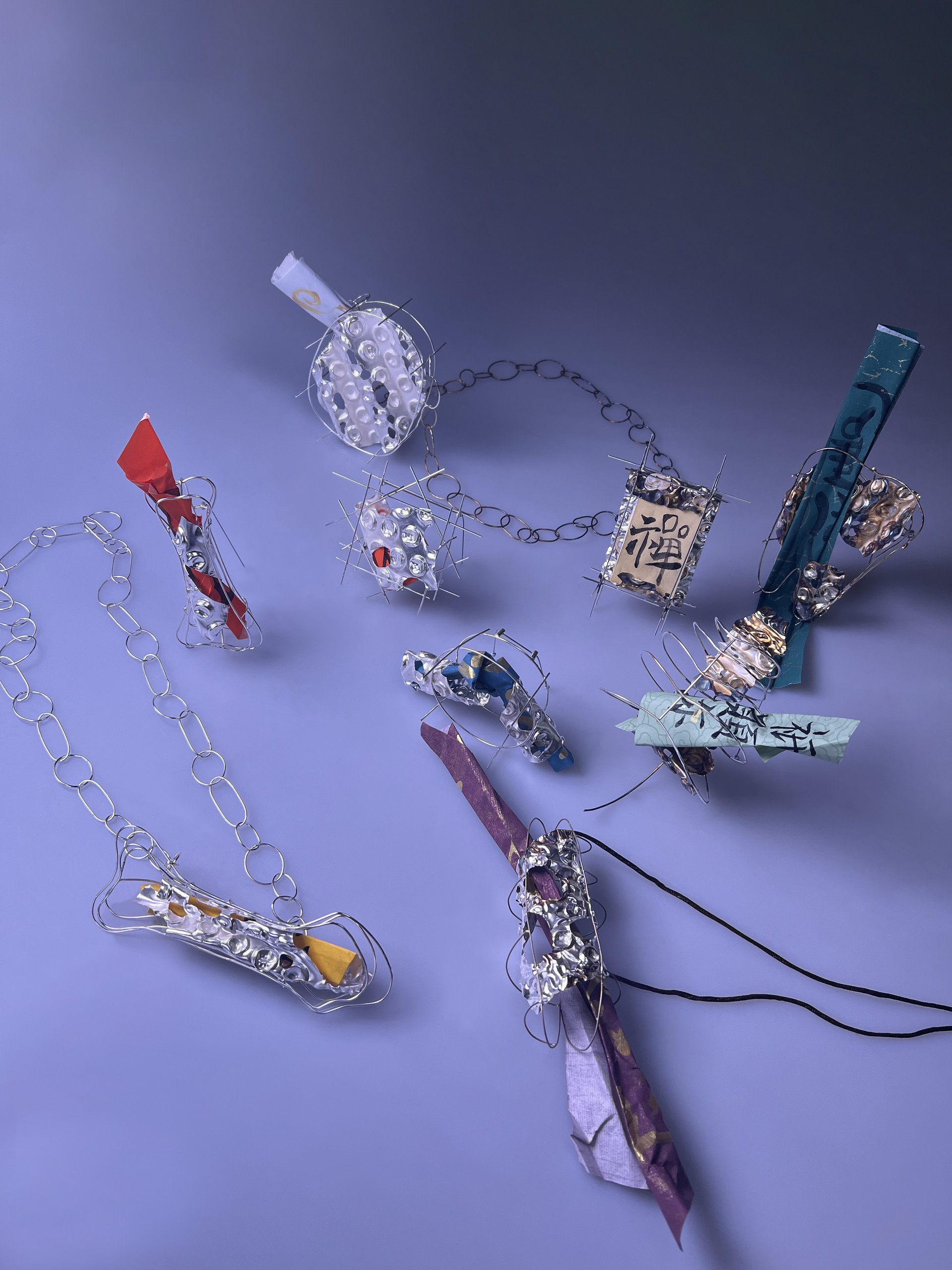 Harmony of Blessings, 2023. Sterling silver, recycled silver wire