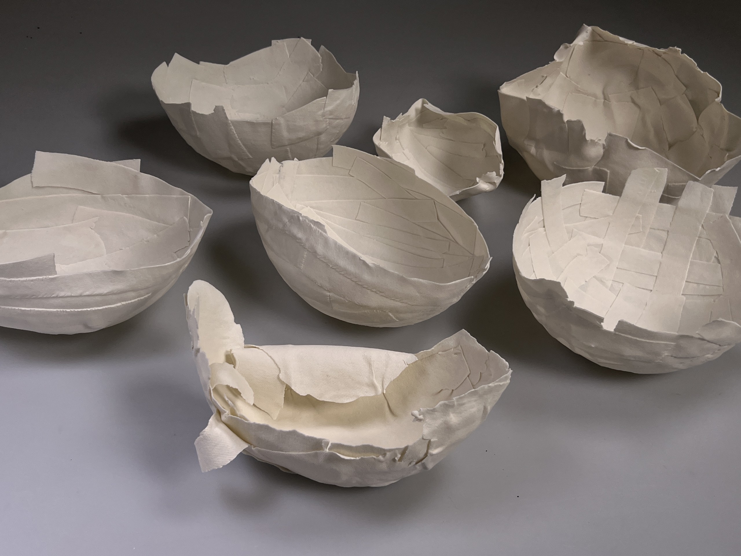 Tummy Bandage, 2023. Paper, ceramic