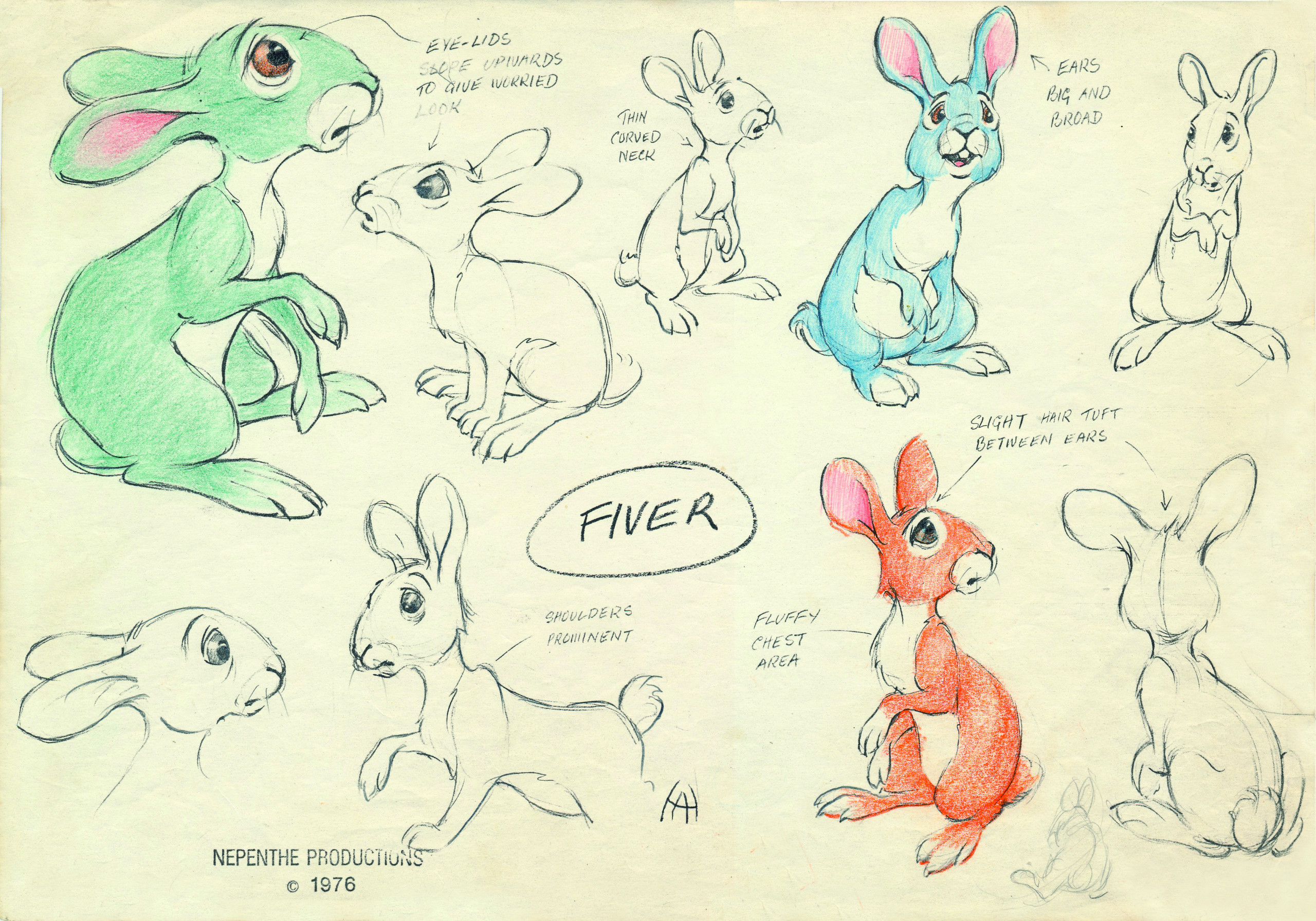 Fiver Character Sheet, Watership Down
