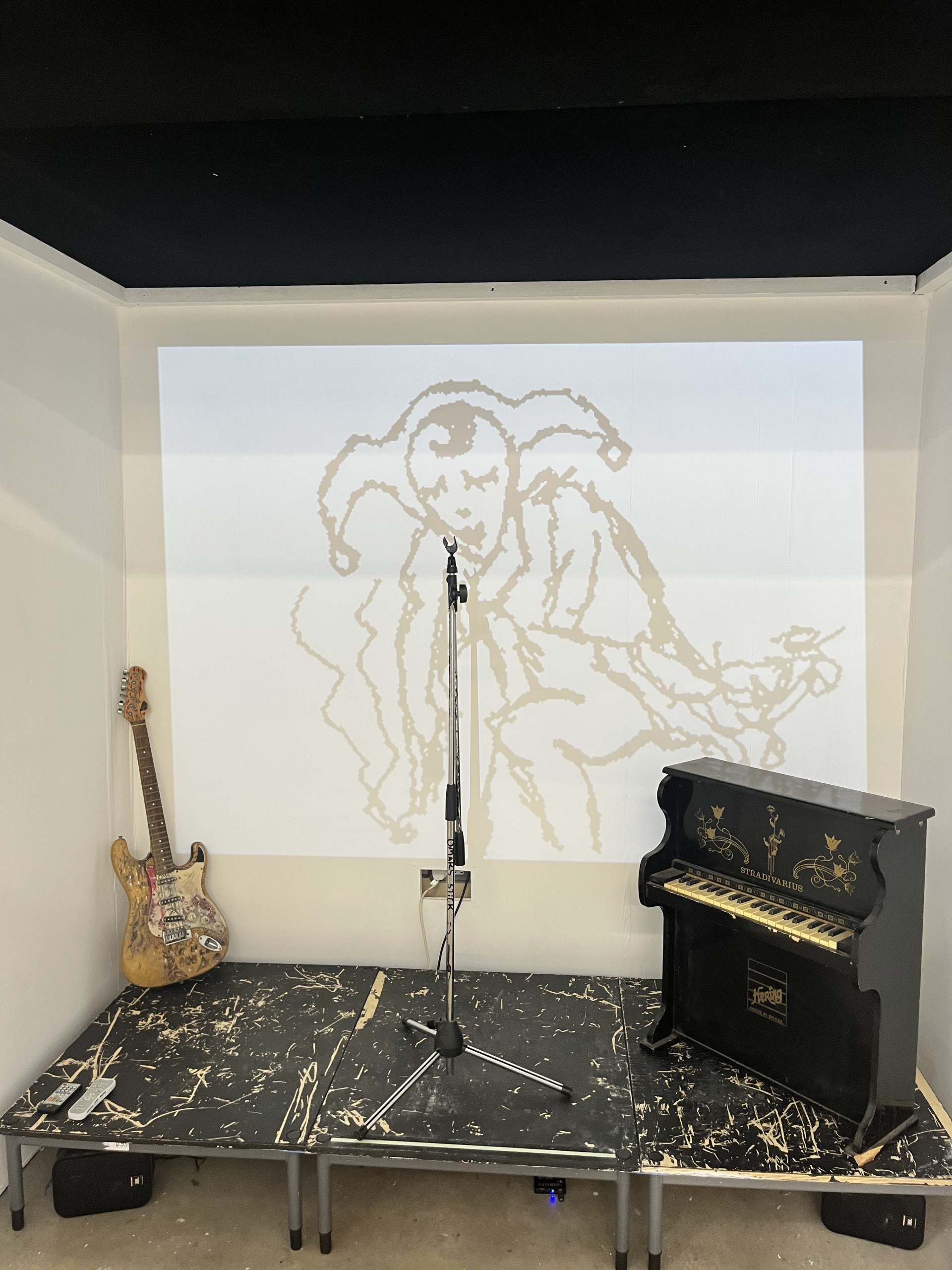 The practice room