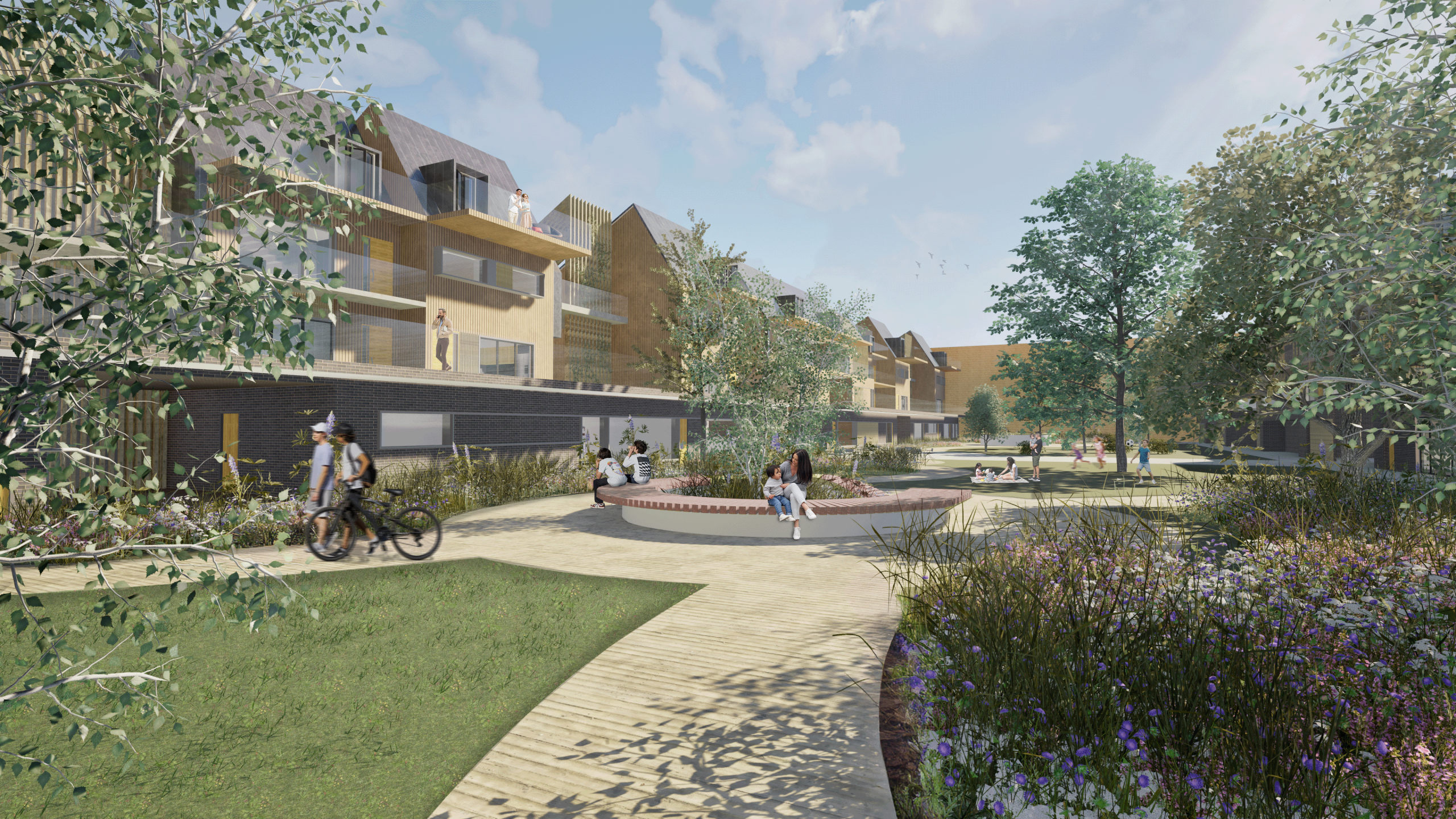Internal Courtyard Visualisation